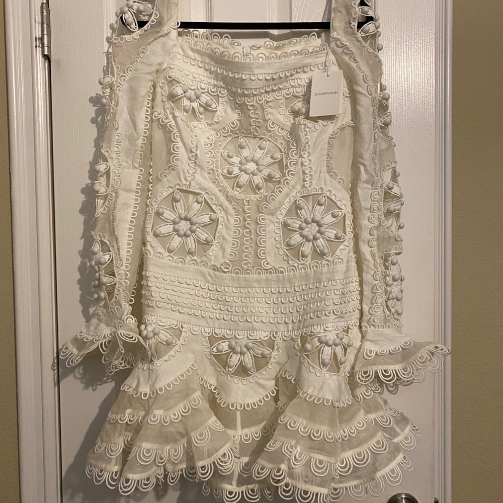 Zimmermann whitewave doily dress